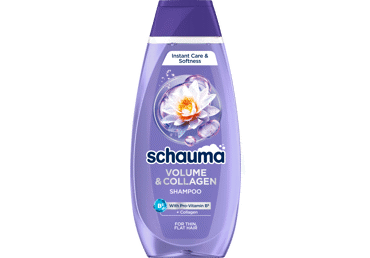Plaukų šampūnas SCHAUMA Volume & Collagen, 400 ml