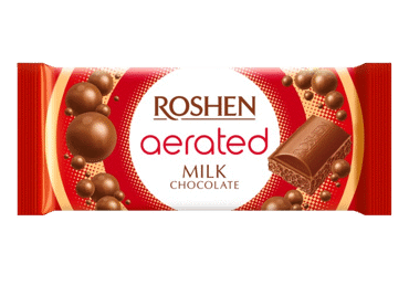 Pieninis šokoladas ROSHEN AERATED, 80 g