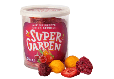 Šaltyje džiovintų uogų mišinys SUPERGARDEN, 25 g