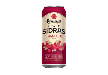 VILKMERGĖS sidras, spanguolių skonio, 500 ml