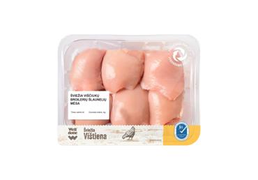 Šv. viščiukų broilerių šlaunelių mėsa WELL DONE be odos, kaulų,  500 g