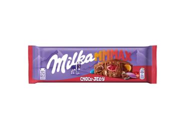 Pieninis šokoladas MILKA CHOCO JELLY su želės gabaliukais, 250 g