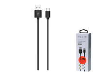 Įkrovimo laidas HAVIT 8725, Type-C, 3m