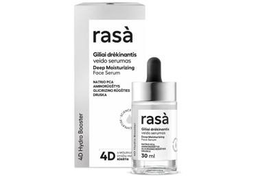 Giliai drėkinantis veido serumas RASA 4D HYDRO BOOSTER, 30 ml