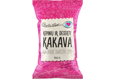 Kepinių ir desertų kakava BEATOS VIRTUVĖ, 150 g