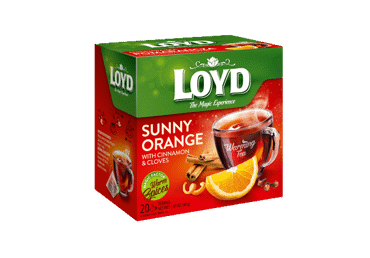 Vaisinė arbata LOYD, apelsinų, cinamono ir gvazdikėlių sk., 40 g - 2