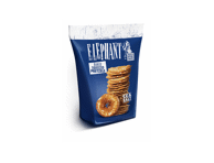 Traškūs krekeriai ELEPHANT su druska, 80 g