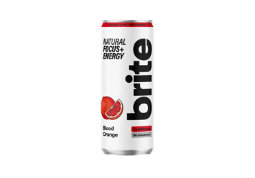 Natūralus energinis gėrimas BRITE Blood Orange 330ml