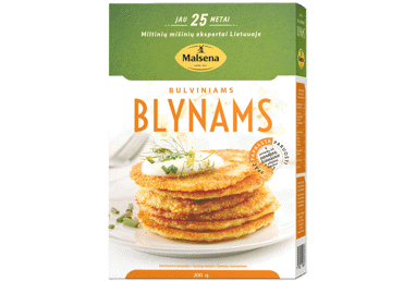 Miltinis mišinys MALSENA bulviniams blynams kepti, 200 g