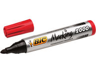 Permamentinis markeris BIC ECO 2000, raudonos sp.