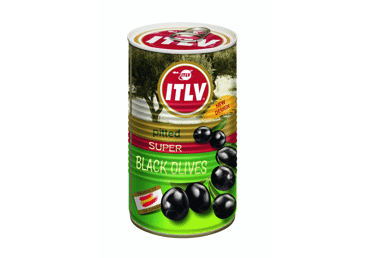 Juodosios alyvuogės ITLV SUPER be kauliukų, 350 g