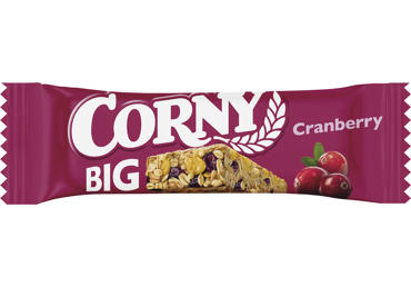 Javainių batonėlis CORNY BIG su spanguolėmis, 50 g - 1