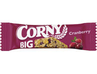 Javainių batonėlis CORNY BIG su spanguolėmis, 50 g