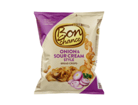 Duonos traškučiai BON CHANCE, grietinės ir svogūnų skonio, 240 g