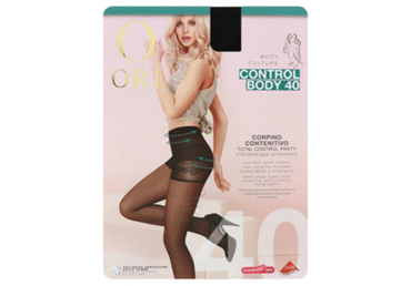 Moteriškos pėdkelnės ORI Control Body40, NERO, 4 dydis