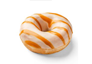 Spurga WHITE DONUT su karamelės įdaru, 420 g