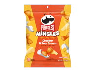 Traškus užkandis PRINGLES MINGLES, čederio ir grietinės sk., 56 g