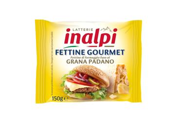 Lydytas sūris INALPI grana padano griežinėliais 150 g
