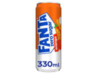 Gazuotas gėrimas FANTA Apelsinų Zero, 330 ml, depozitnė tara, 330 ml