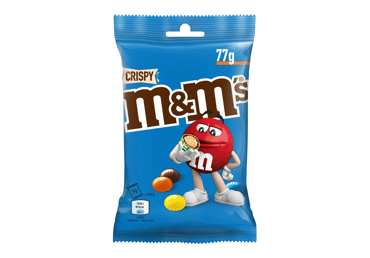 Dražė M&M'S su traškiu ryžių įdaru, 77 g