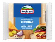 Lydytas čederis HOCHLAND (riekelės), 20 % rieb. s. m., 130 g