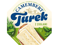 Pelėsinis sūris su žalumynais TUREK CAMEMBERT, 60 % rieb., 120 g