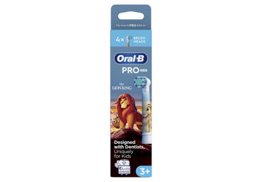 Elektrinio dantų šepetėlio galvutės Kids Lion King ORAL-B, 4 vnt.