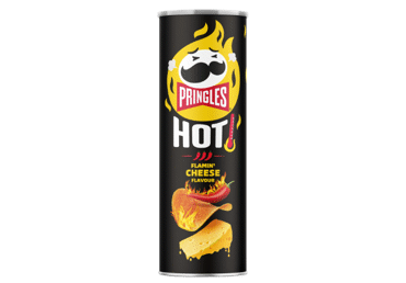Aštrus traškus užkandis PRINGLES HOT CHEESE&CHILLI,sūrio sk., 160 g