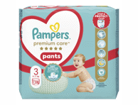 Sauskelnės-kelnaitės PAMPERS Premium Care Pants, Carry Pack, 3 dydis, 28 vnt.