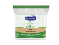 Higieniniai vatos pagaliukai SEPTONA ECOLIFE, 100 vnt., 1 vnt.