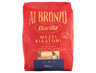 Makaronai BARILLA BRONZO MEZZI RIGATONI, 500 g