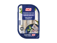 Tradicinė silkių filė VIČI aliejuje, 400 g