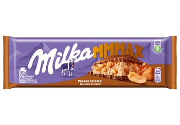 Pieninis šokoladas MILKA PEANUT CARAMEL, 276 g