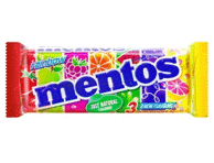 Kramtomieji saldainiai MENTOS TRIO RAINBOW, 112.5 g