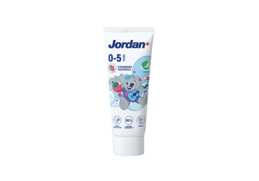 Vaikiška dantų pasta JORDAN vaisių skonio,0-5 metai, 50 ml - 3