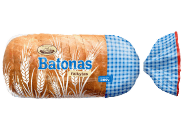 Raikytas MALŪNO batonas, 300 g