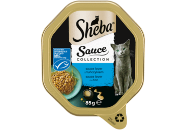 Konservuotas kačių ėdalas SHEBA su tunu 85G