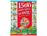 Knyga 1500 ANGLŲ KALBOS ŽODŽIŲ, 1 vnt