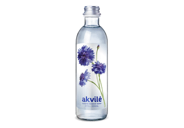 Negazuotas natūralus mineralinis vanduo AKVILĖ, 330 ml