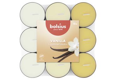 Skridininės žvakės BOLSIUS Vanilla, 18 vnt.