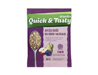 Avižinė košė QUICK & TASTY su sodo vaisiais, 40 g