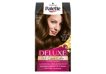PALETTE DELUXE plaukų dažai 4-65 (760) akinamai rudas 
 - 2
