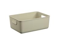  Plastikinė daiktadėže, 10 L, smėlio spalvos