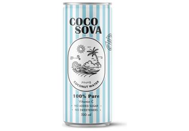 Kokosų vandens gėrimas su vitaminu C COCOSOVA, 320 ml
