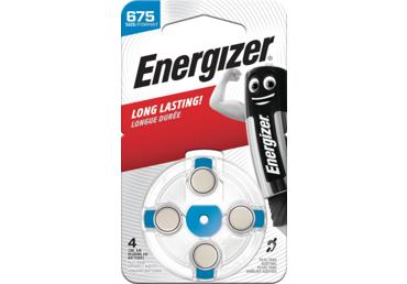 Baterijos ENERGIZER 675, 1,4 V, 620 mAh, 4 vnt.