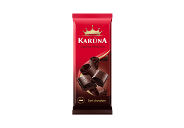 Juodasis šokoladas KARŪNA, 90 g Juodasis šokoladas KARŪNA, 90 g