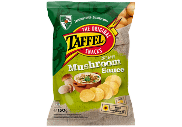 Traškučiai TAFFEL CREAMY MUSHROOM, 150 g