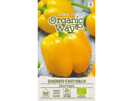Paprikų sėklos QUADRATO D'ASTI GIALO,  ORGANIC WAY