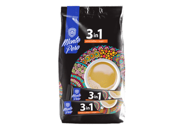Tirpiosios kavos gėrimas MONTE PERO 3 IN 1, 175 g