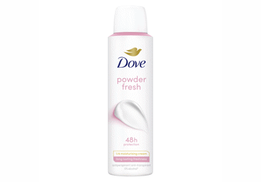 Moteriškas purškiamas dezodorantas DOVE POWDER SOFT, 150 ml